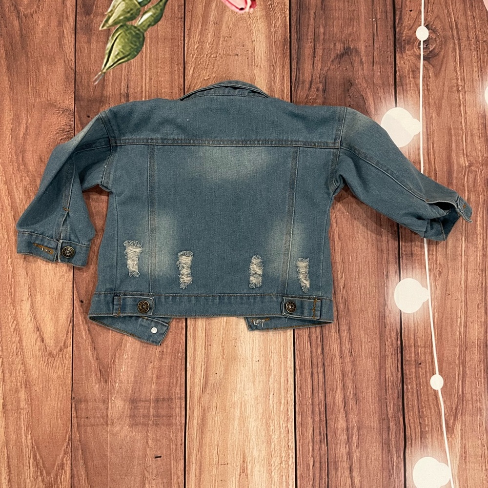 Baby Ripped Jean Jacket - Picture 4 of 4
